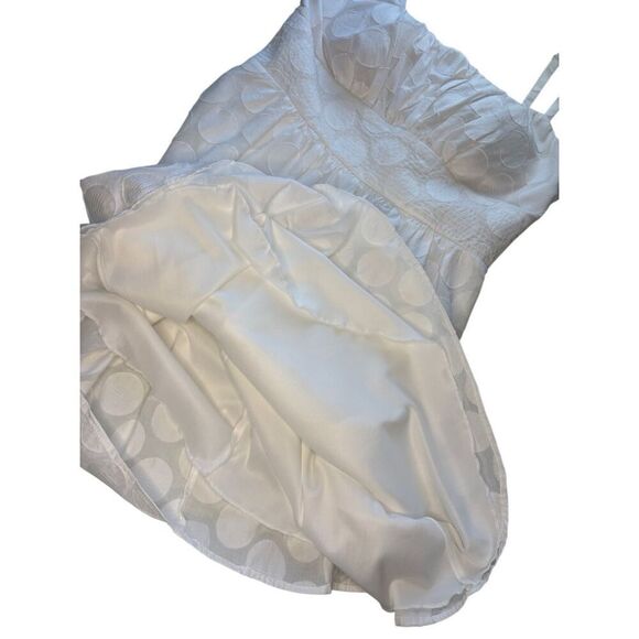 B. Smart white cotton fit and flare sundress - 12 - Picture 6 of 8